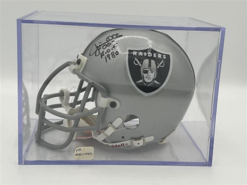 Jim Otto Signed Raiders Mini Helmet