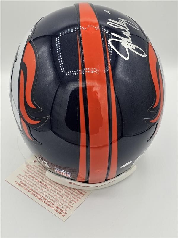 John Elway Denver Broncos Autographed Signed Authentic Helmet