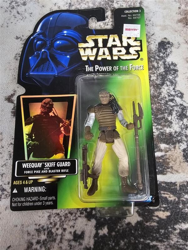 1996 Hasbro Kenner Star Wars The Power Of The Force Weequay Skiff Guard