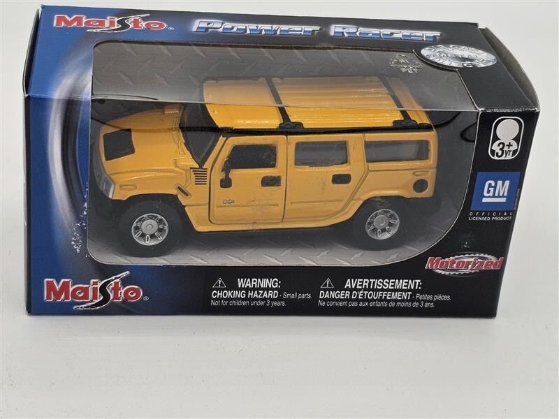 Maisto Power Racer Hummer Motorized Car Die Cast Metal Collection Vintage 2001