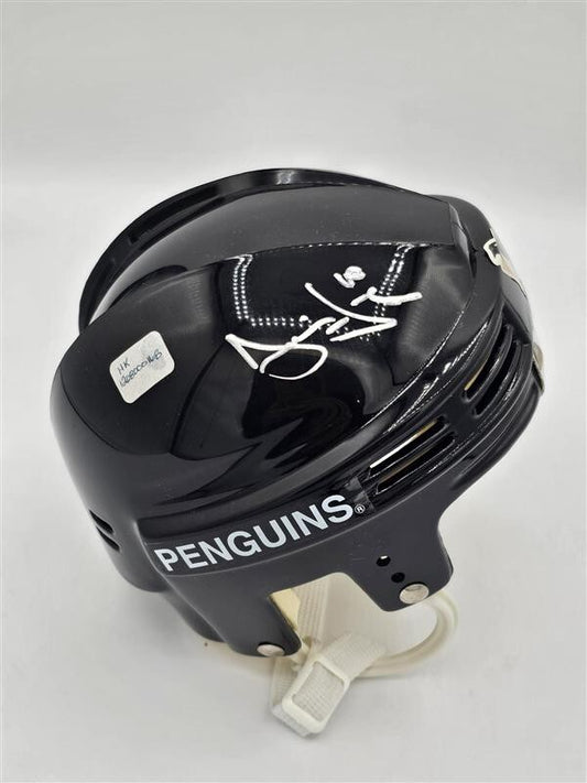 JAROMIR JAGR AUTOGRAPHED PENGUINS BLACK MINI HELMET No COA
