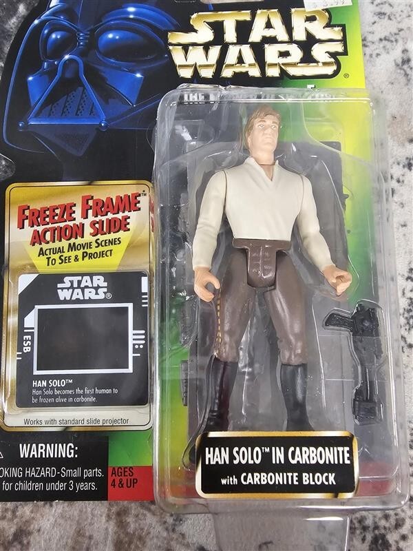 1997 STAR WARS  THE POWER OF THE FORCE HAN SOLO IN CARBONITE