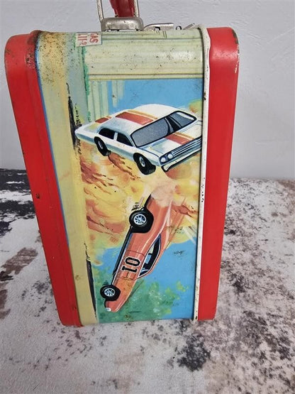 1980 Dukes Of Hazzard Lunch Box And Thermos Bo & Luke Duke General Lee Daisy