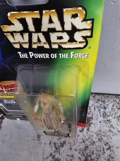 1997 Kenner Star Wars Princess Leia Organa In Ewok Celebration Outfit