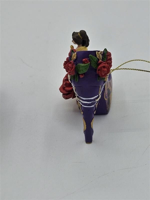 Bradford Exchange Disney Once upon A Slipper Ornaments Aurora and Belle