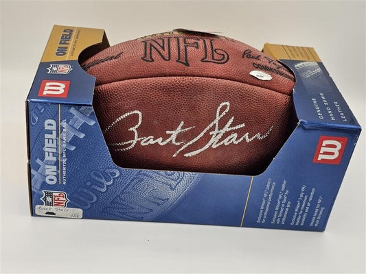 Bart Starr Autographed Wilson Football Packers