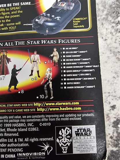 1999 Star Wars Episode I Darth Maul Sith Lord w/ Lightsaber and Removable Blade