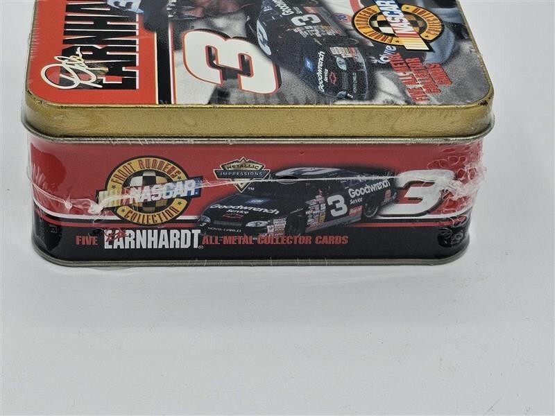 Dale Earnhardt Metallic Impressions NASCAR Metal Collector 5 Card Set Never Open