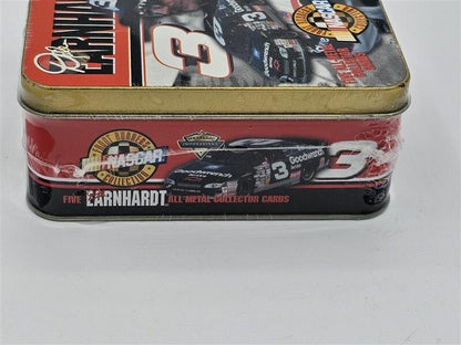Dale Earnhardt Metallic Impressions NASCAR Metal Collector 5 Card Set Never Open