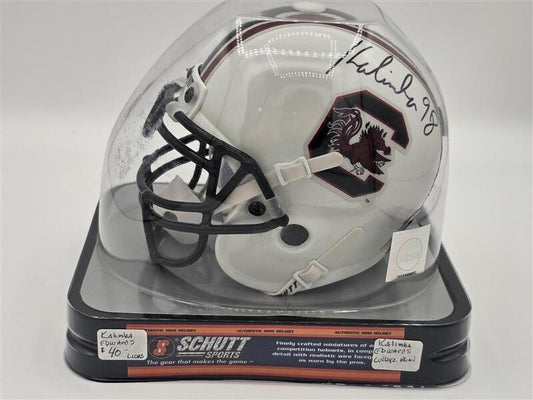Kalimba Edward Signed Mini Helmet South Carolina