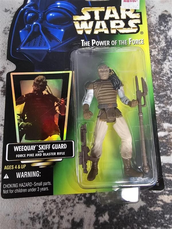 1996 Hasbro Kenner Star Wars The Power Of The Force Weequay Skiff Guard