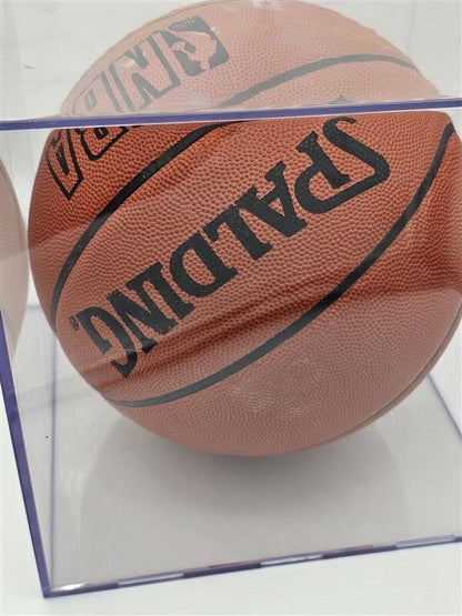 Bill Russell Autographed Signed Basketball with Display Case w/ COA Inscribed