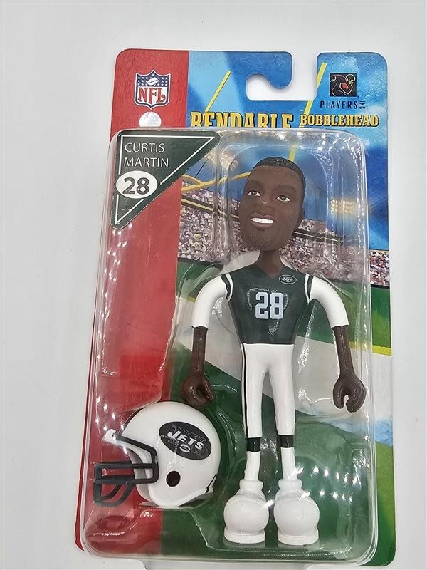 Bendable Bobblehead Curtis Martin #28 New York Jets Players Inc Collectors Item