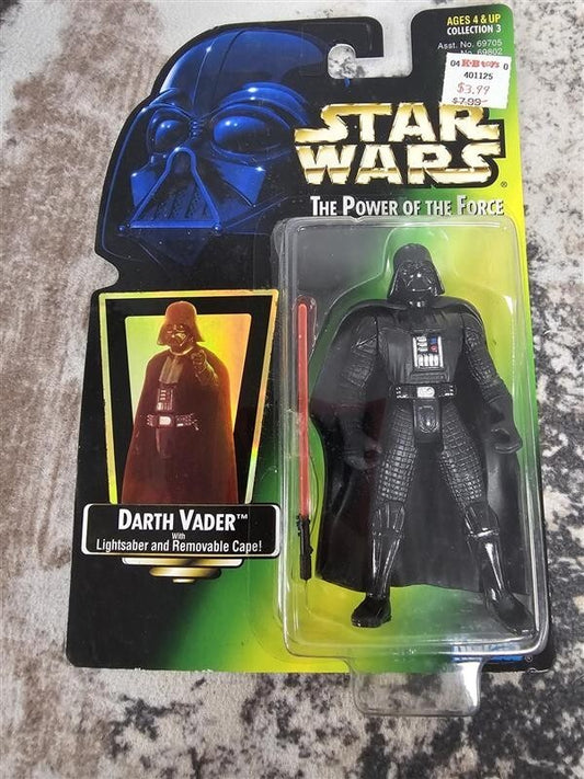 ACTION FIGURE: Star Wars POTF 1997 Collection 3 Darth Vader (Lightsaber)