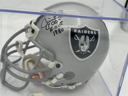 Jim Otto Signed Raiders Mini Helmet