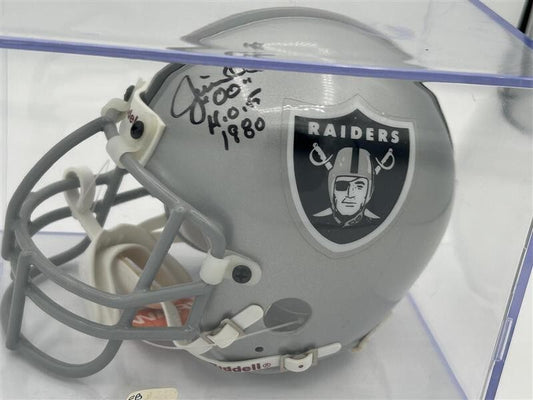 Jim Otto Signed Raiders Mini Helmet