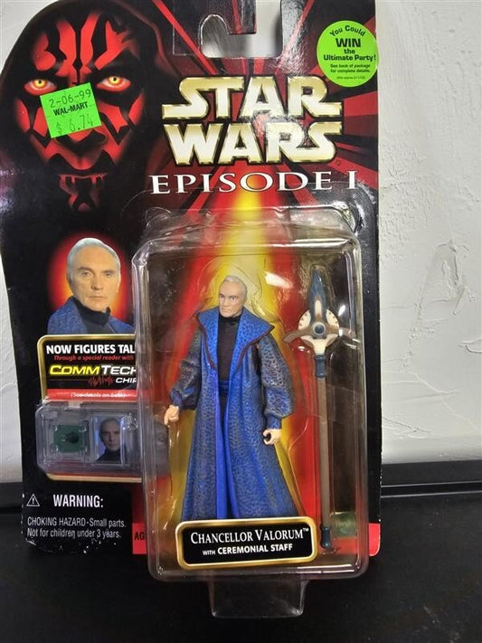 1998 Hasbro Star Wars Episode 1 Chancellor Valorum Action Figure
