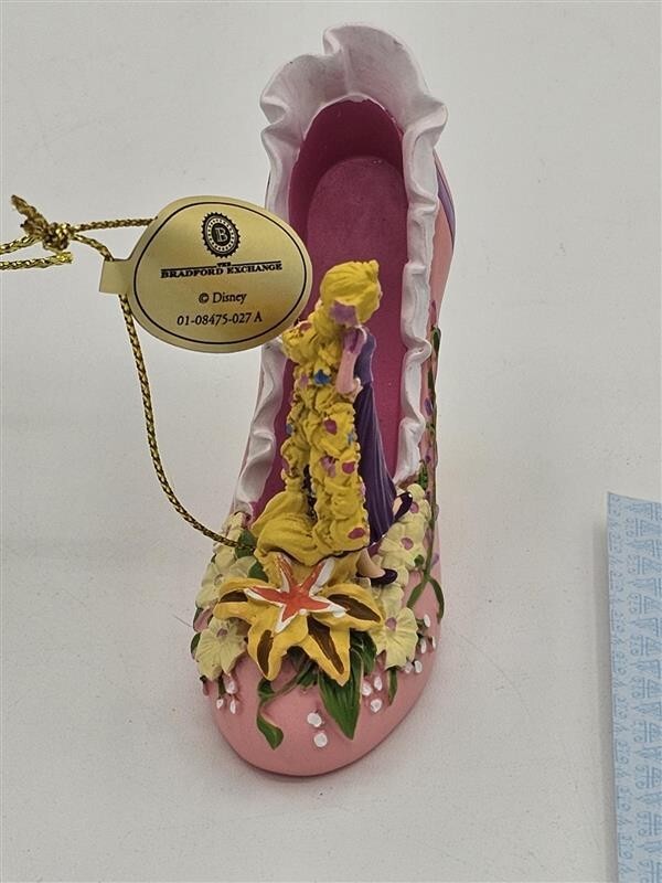 Disney Once Upon A Slipper Collection Rapunzel and Pocahontas by Bradford