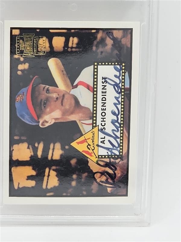 1952 Topps - Red Schoendienst in hard plastic case