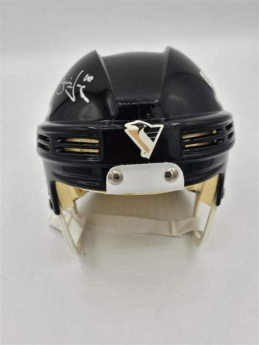 JAROMIR JAGR AUTOGRAPHED PENGUINS BLACK MINI HELMET No COA