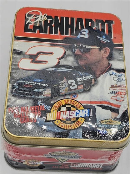 Dale Earnhardt Metallic Impressions NASCAR Metal Collector 5 Card Set Never Open