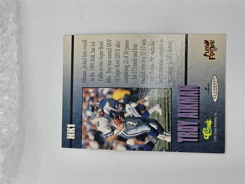 Dallas Cowboys Troy Aikman Hallmark Keepsake Ornament NFL Football Legends NIB