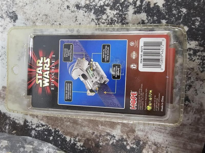 1999 STAR WARS EPISODE 1 R2D2 DIE-CAST WATCH NEW HOPE INDUSTRIES