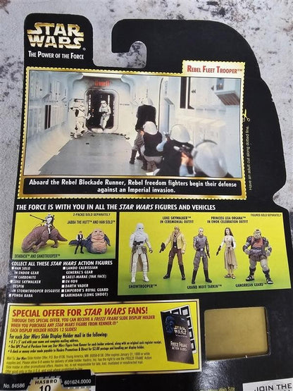1997 POTF Star Wars Rebel Fleet Trooper with Blaster Pistol and Rifle Figure