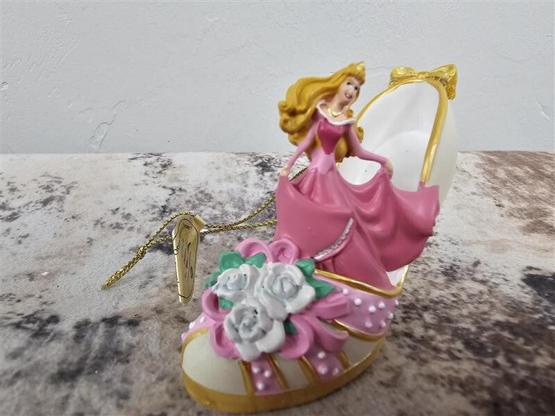 Disney Bradford Exchange Aurora & Mulan Collector’s Christmas Ornaments