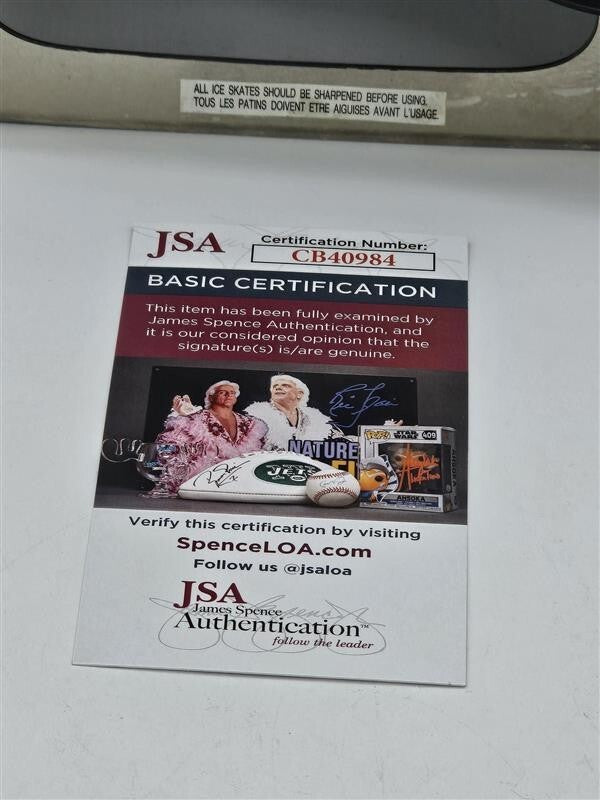 BRIAN BOITANO SIGNED AUTOGRAPHED Ice Skate OLYMPIC GOLD JSA COA