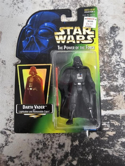 ACTION FIGURE: Star Wars POTF 1997 Collection 3 Darth Vader (Lightsaber)