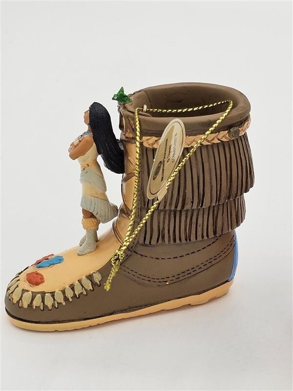 Disney Once Upon A Slipper Collection Rapunzel and Pocahontas by Bradford