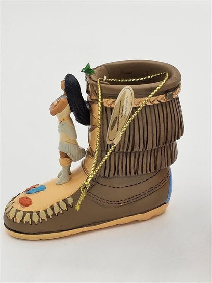 Disney Once Upon A Slipper Collection Rapunzel and Pocahontas by Bradford
