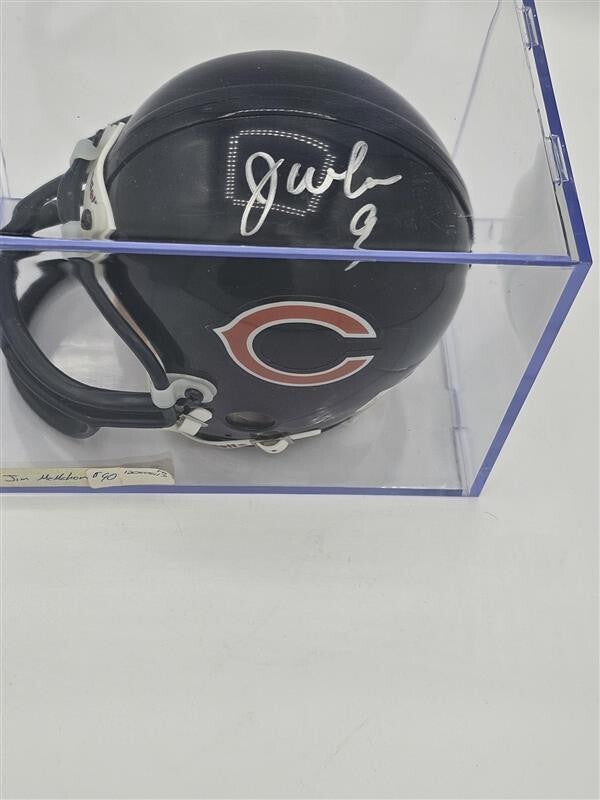 Chicago Bears 85 Super Bowl Jim McMahon Signed Mini Helmet