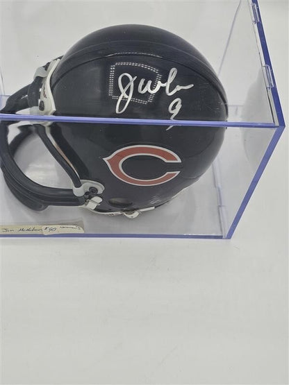 Chicago Bears 85 Super Bowl Jim McMahon Signed Mini Helmet