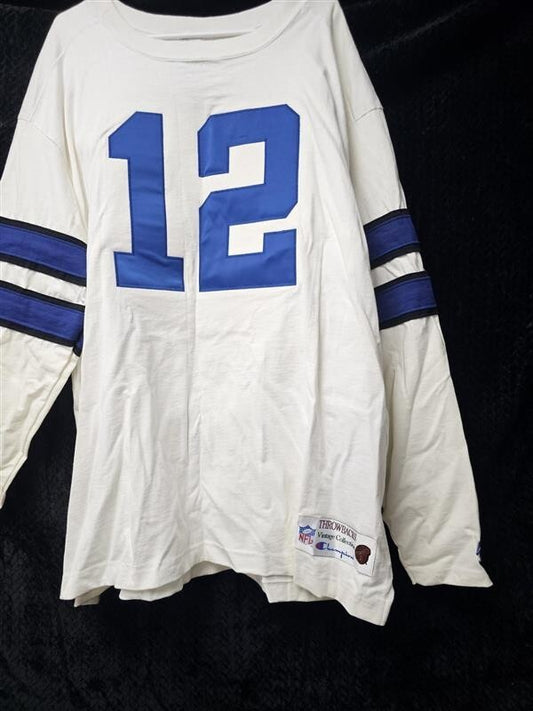 Authentic Mitchell & Ness Roger Staubach Cowboys Jersey 56 XXXL Read Descript 