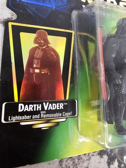 ACTION FIGURE: Star Wars POTF 1997 Collection 3 Darth Vader (Lightsaber)