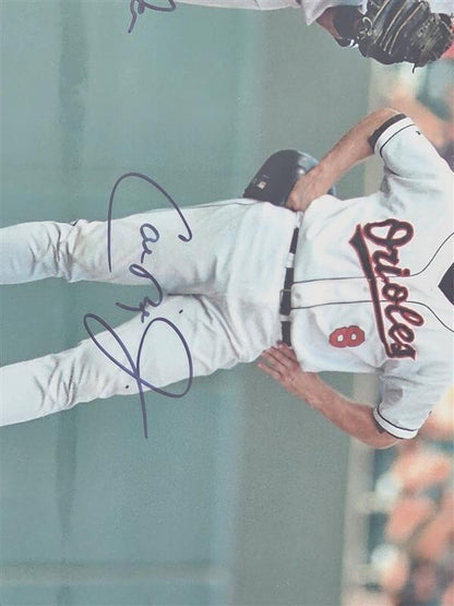 Derek Jeter & Cal Ripken Jr. Auto Framed 16x20 Photo Signed Steiner 122/500
