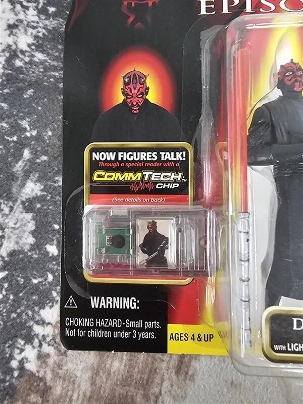 1999 Star Wars Episode I Darth Maul Sith Lord w/ Lightsaber and Removable Blade