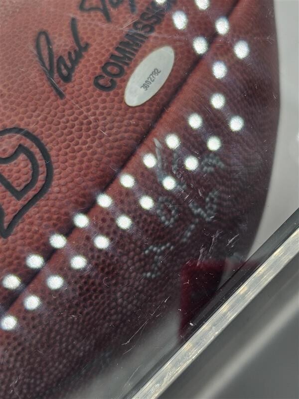 JOE PERRY HOF 69 Autographed Wilson Full Size Football San Francisco 49ers