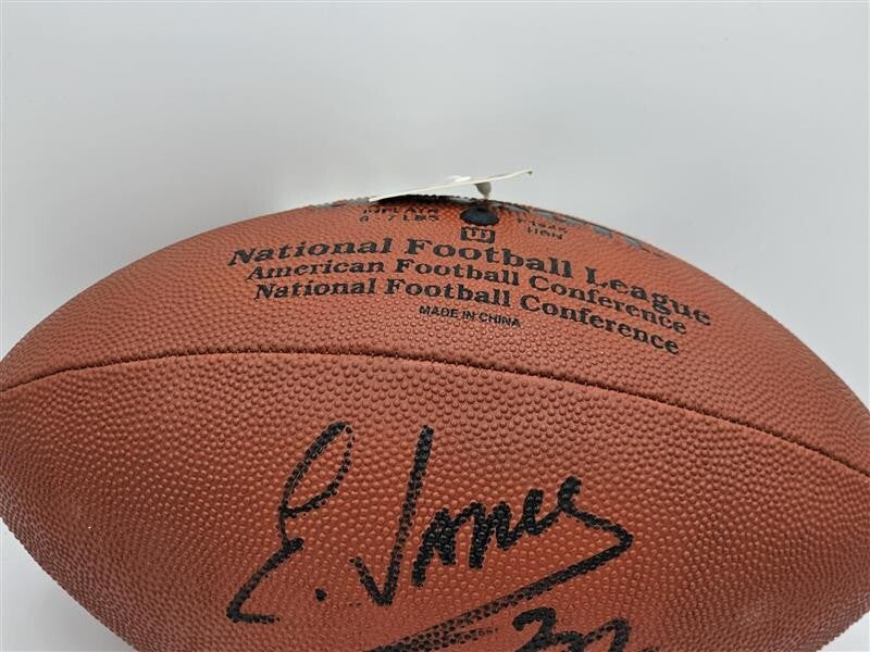 Edgerrin James Signed Official Wilson NFL Football Autograph