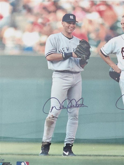 Derek Jeter & Cal Ripken Jr. Auto Framed 16x20 Photo Signed Steiner 122/500