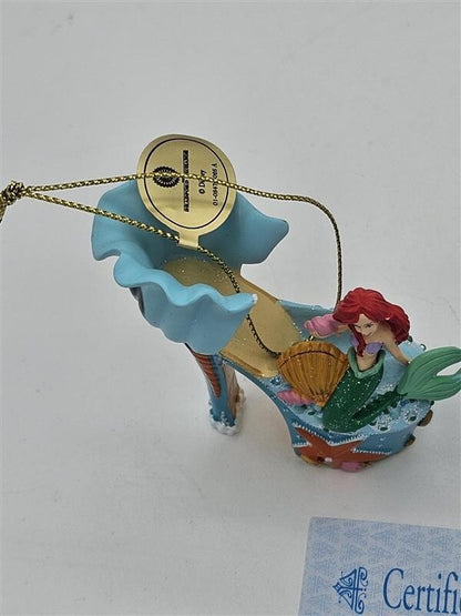 Bradford Exchange Disney Once upon A Slipper Ornaments Ariel and Merida