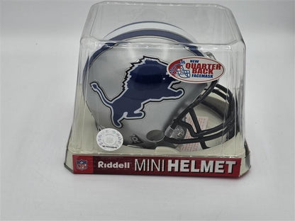 Kalimba Edwards Detroit Lions Autographed Signed Riddell Mini Helmet