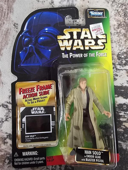 1997 - Star Wars POTF - Freeze Frame - Han Solo Endor Gear - NEW!