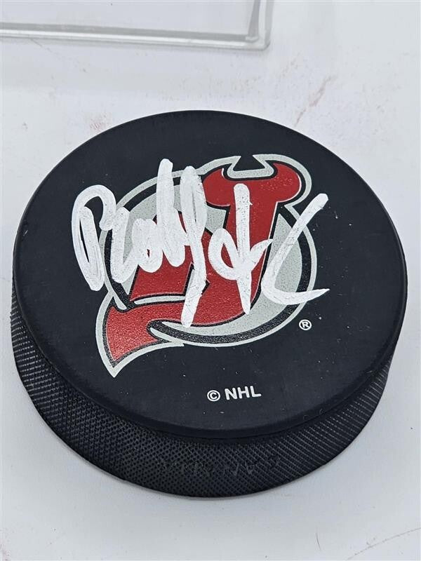 Bobby Holik Signed Hockey Puck Devils - COA