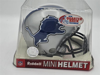 Kalimba Edwards Detroit Lions Autographed Signed Riddell Mini Helmet