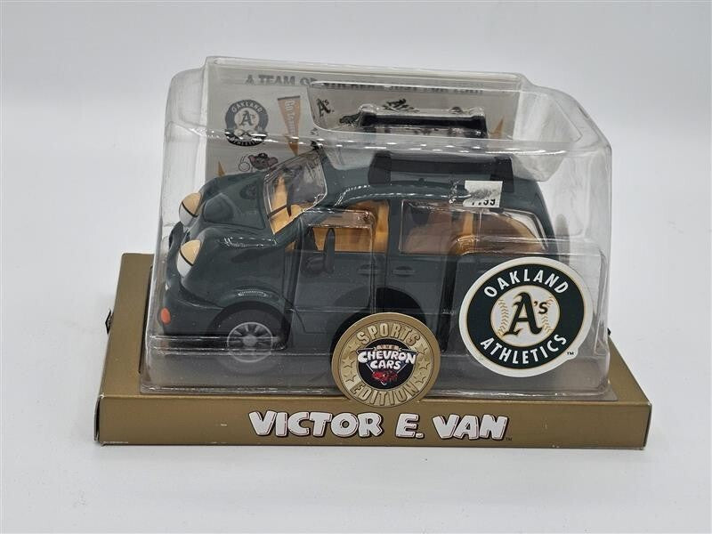 2007 MLB OAKLAND A'S SPORTS EDITION CHEVRON CARS "VICTOR E. VAN" WITH STICKERS