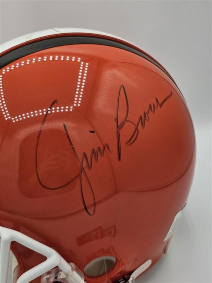 JIM BROWN AUTOGRAPHED FULL SIZE HELMET CLEVELAND BROWNS