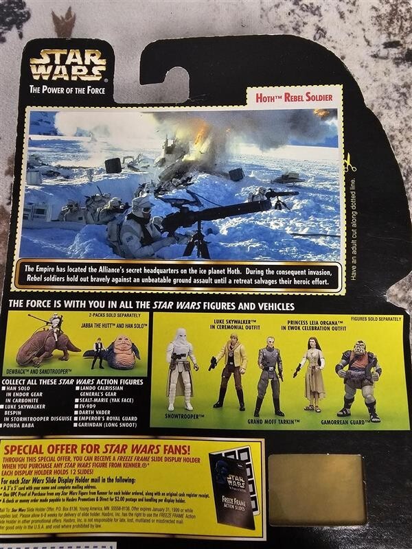 1997 Star Wars Power of the Force Hoth Rebel Soldier